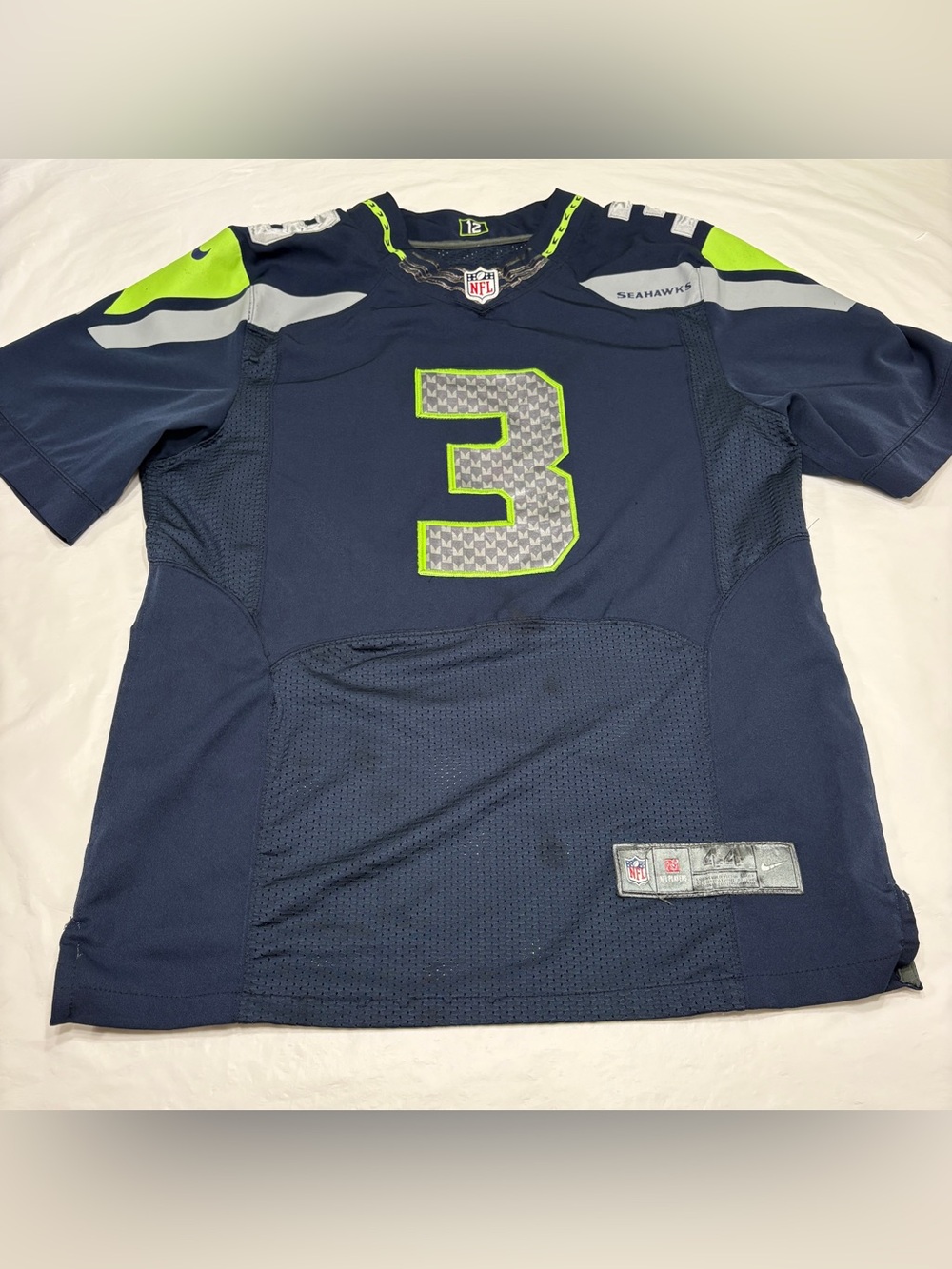 Nike NFL Seattle Seahawks Russell Wilson #3 Jersey Men’s 44 Large